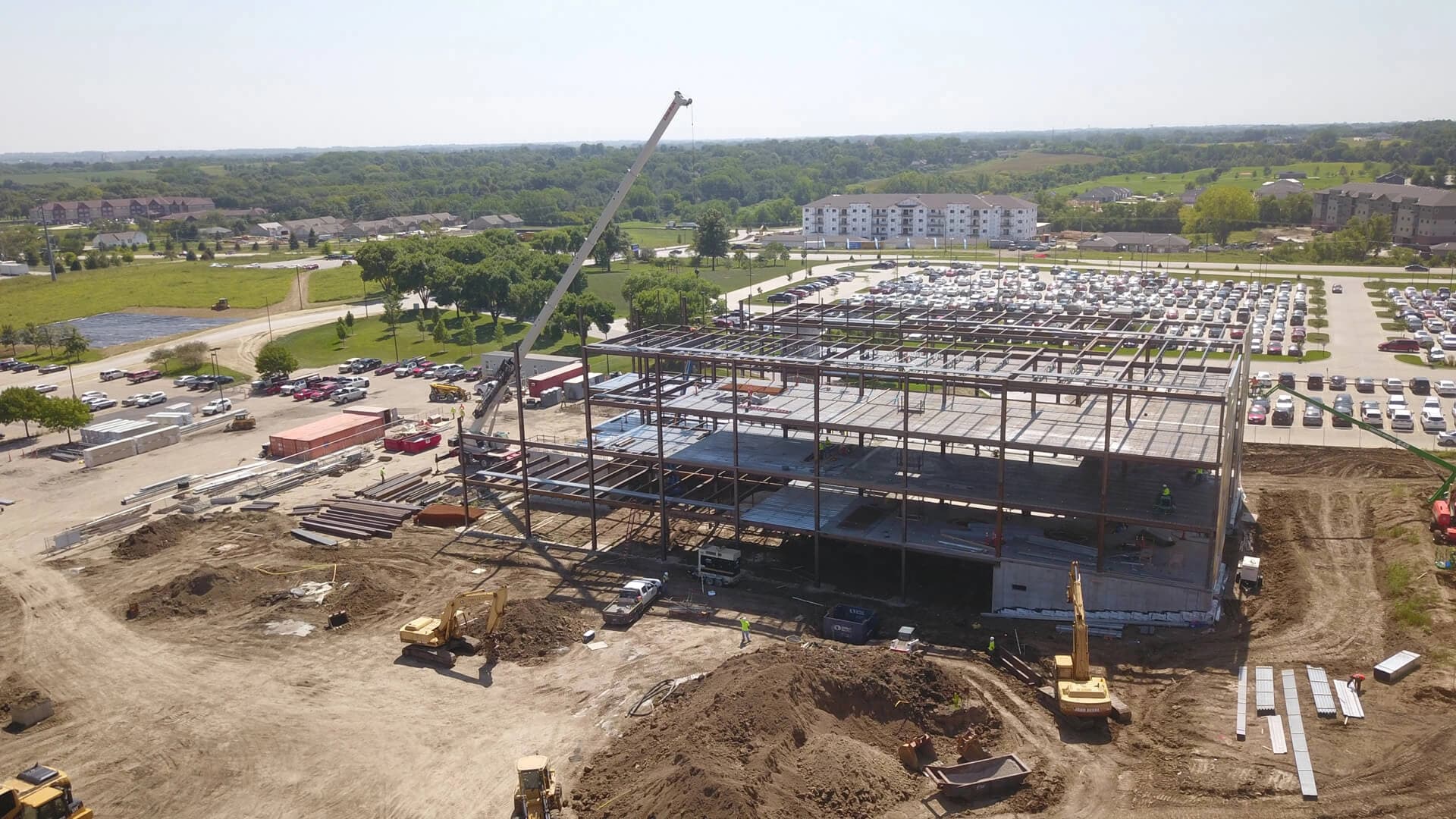 Industrial warehouse foundation construction in Dallas, TX - heavy-duty concrete slabs